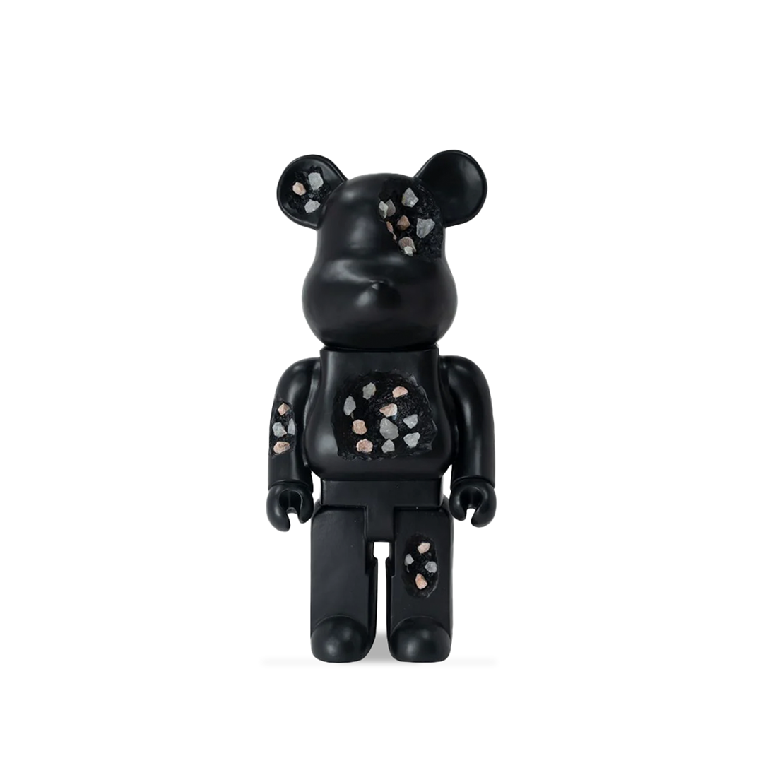 Money Box/ Piggy Bank/ Black Bear with crystals Statue/ Unique Decor