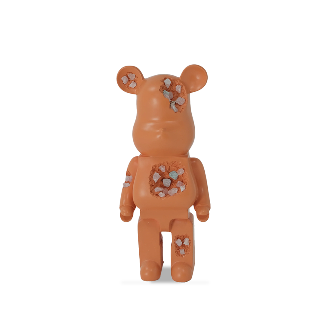 Money Box/ Piggy Bank/ Orange Bear Statue/ Unique Decor