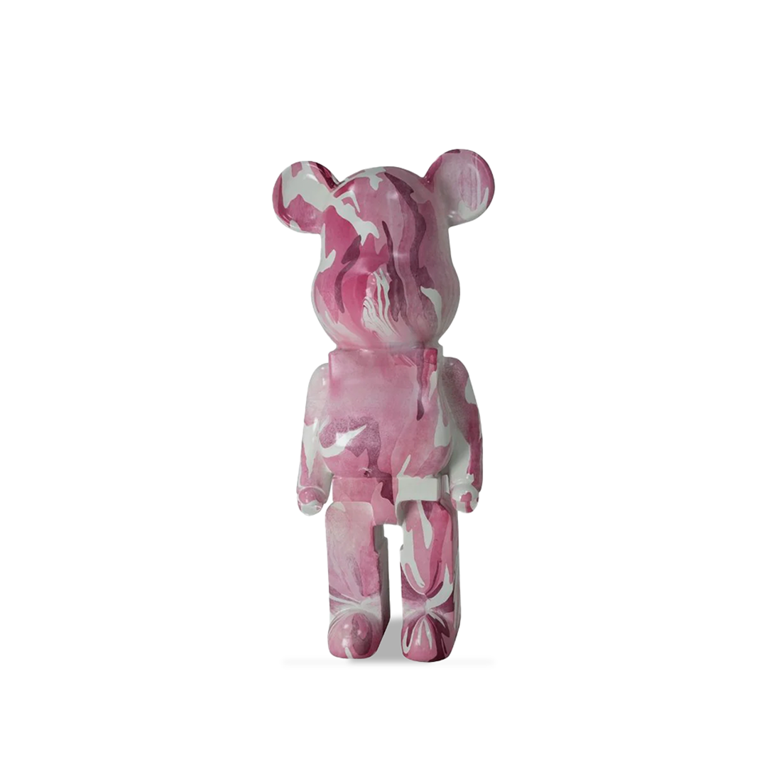 Money box/ Piggy bank/ Pink Bear Statue/ Unique Decor