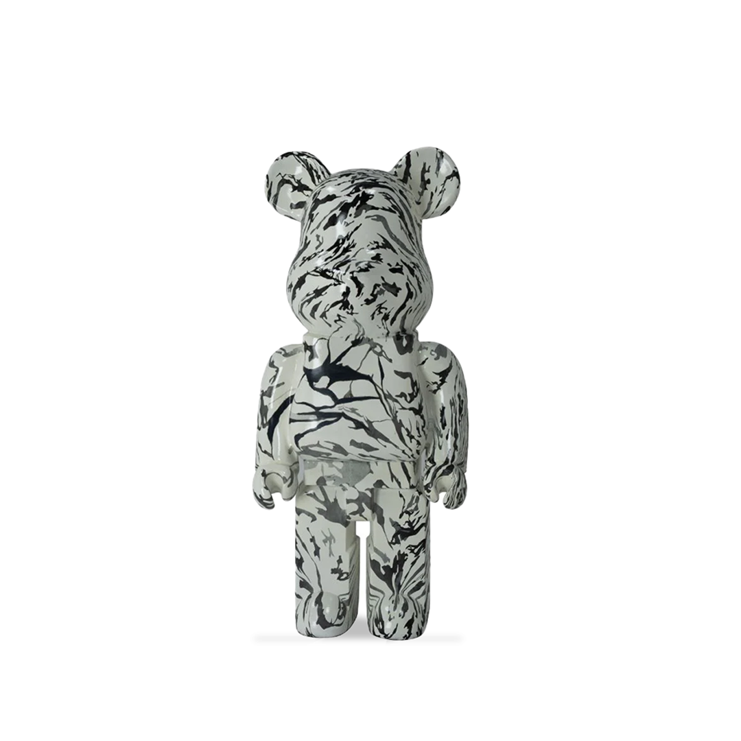 Money Box/ Piggy Bank/ White And Black Bear Statue/ Unique Decor