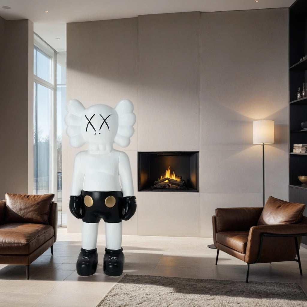 Decorative Statue, White Statue/ Unique Decor