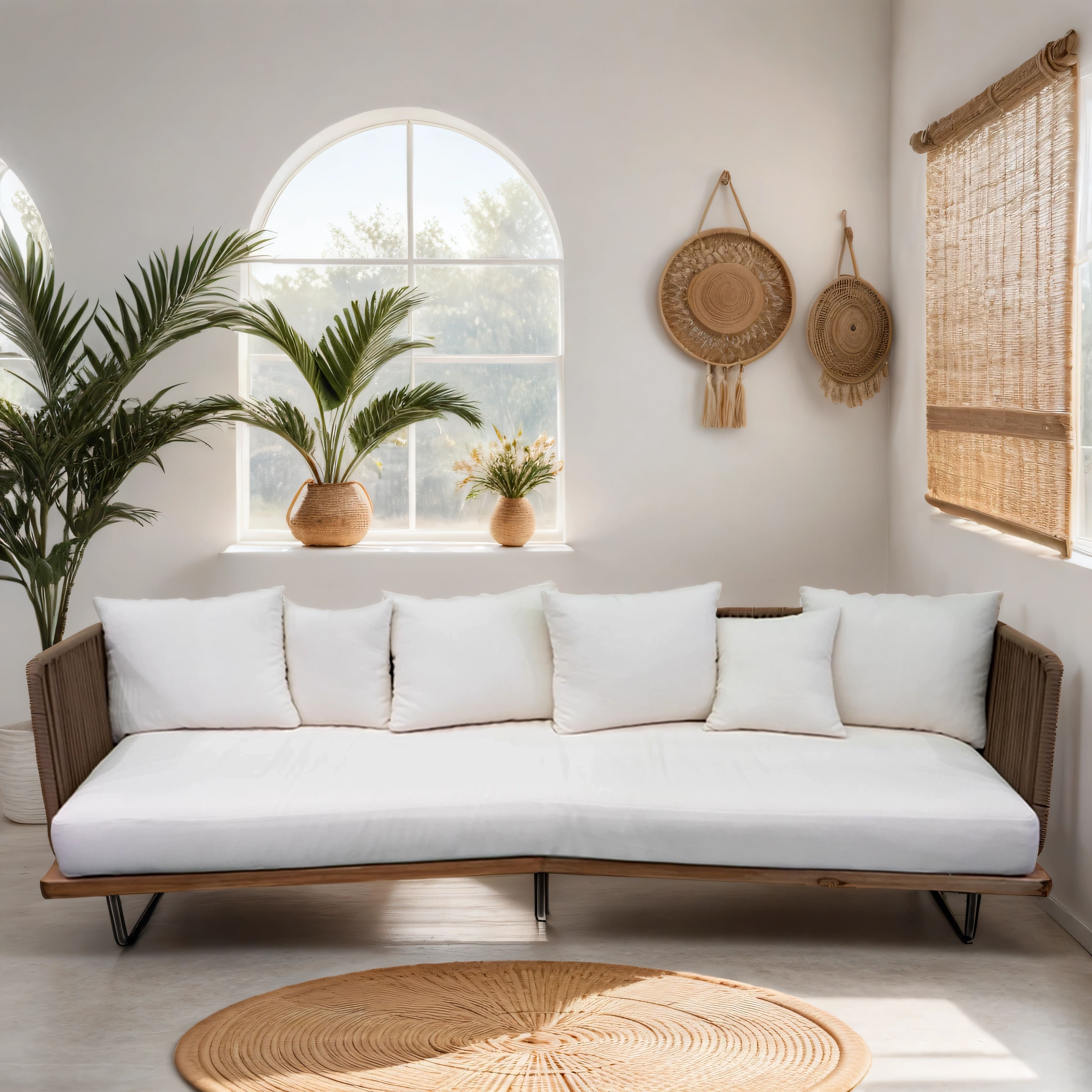 White sofa