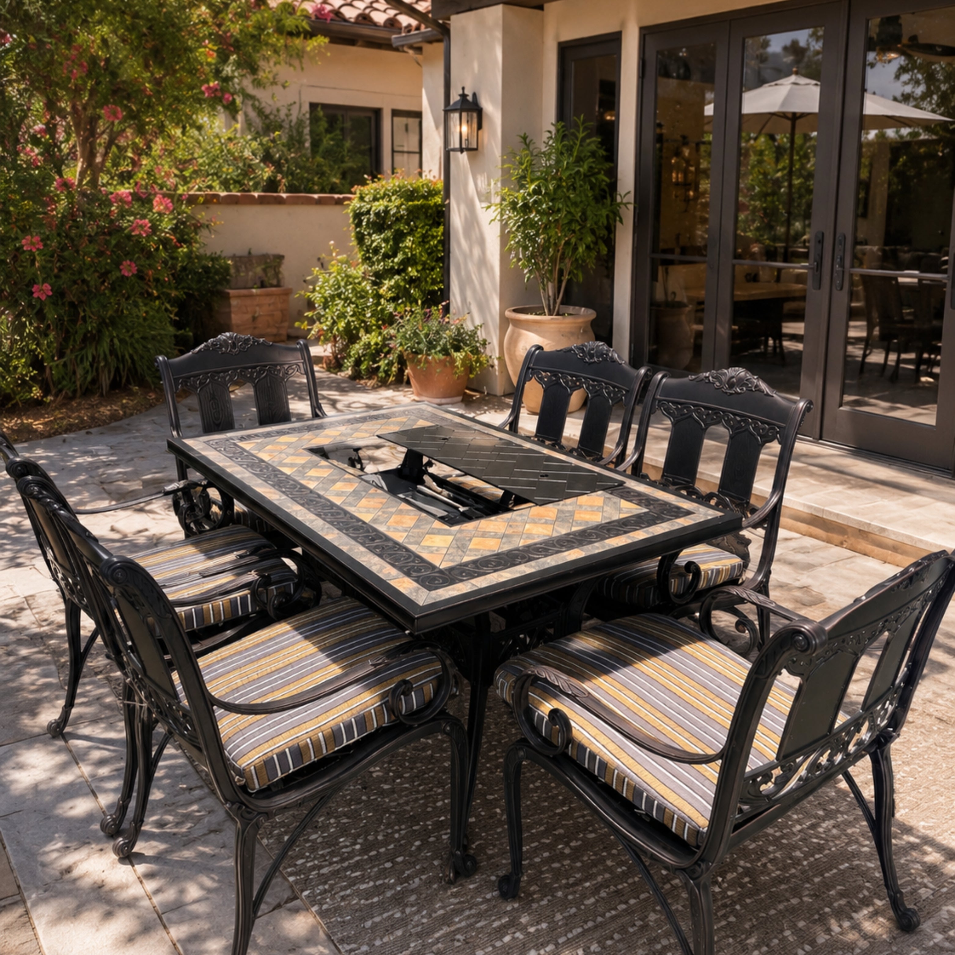 Korean Barbecue Dining set with Six seat