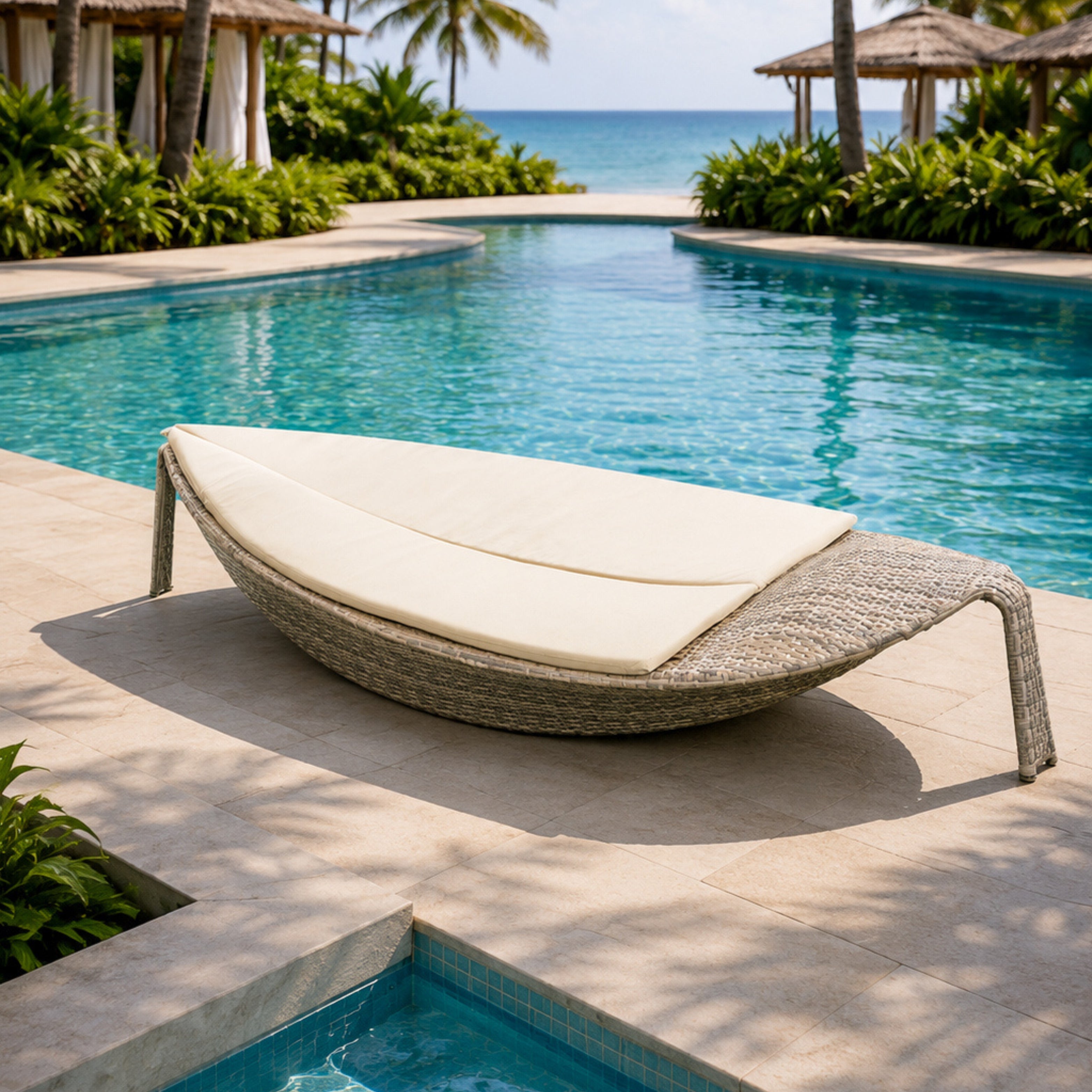 Modern Outdoor Chaise lounge