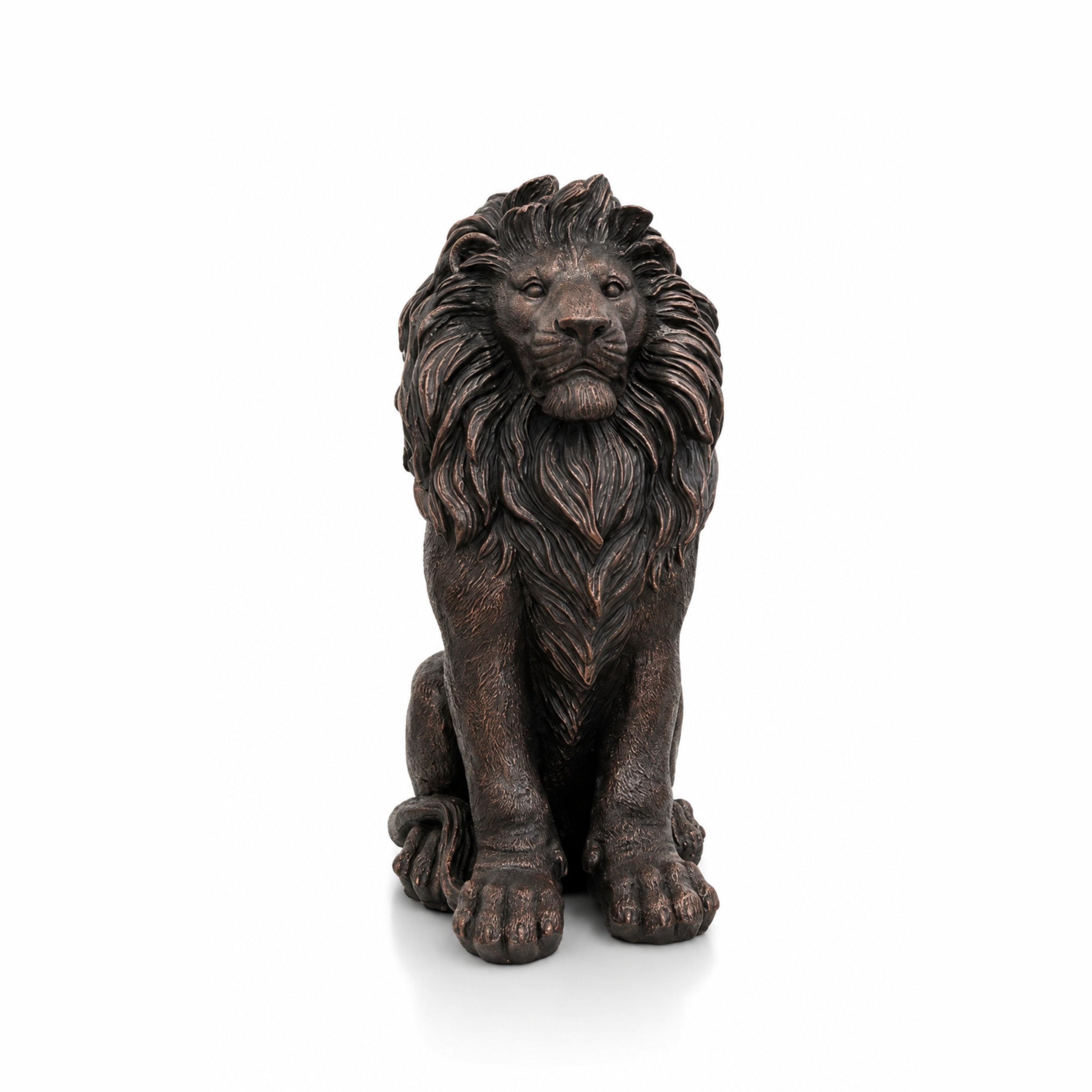 Bronze Lion Garden Statue